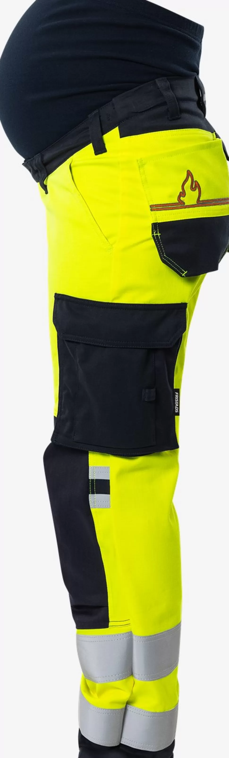 Fristads Työhousut | Housut<Flamestat High Vis Stretch äitiyshousut Lk 2 2507 ATHF