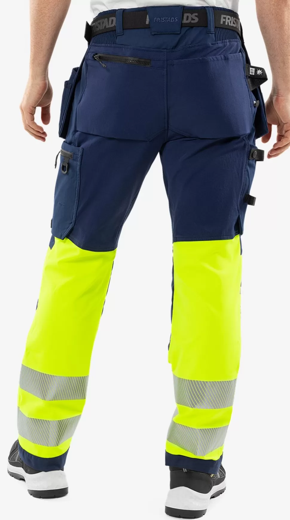 Fristads Työhousut | Housut<High Vis Green Rakentajan Stretch Housut Lk 1 2643 GSTP