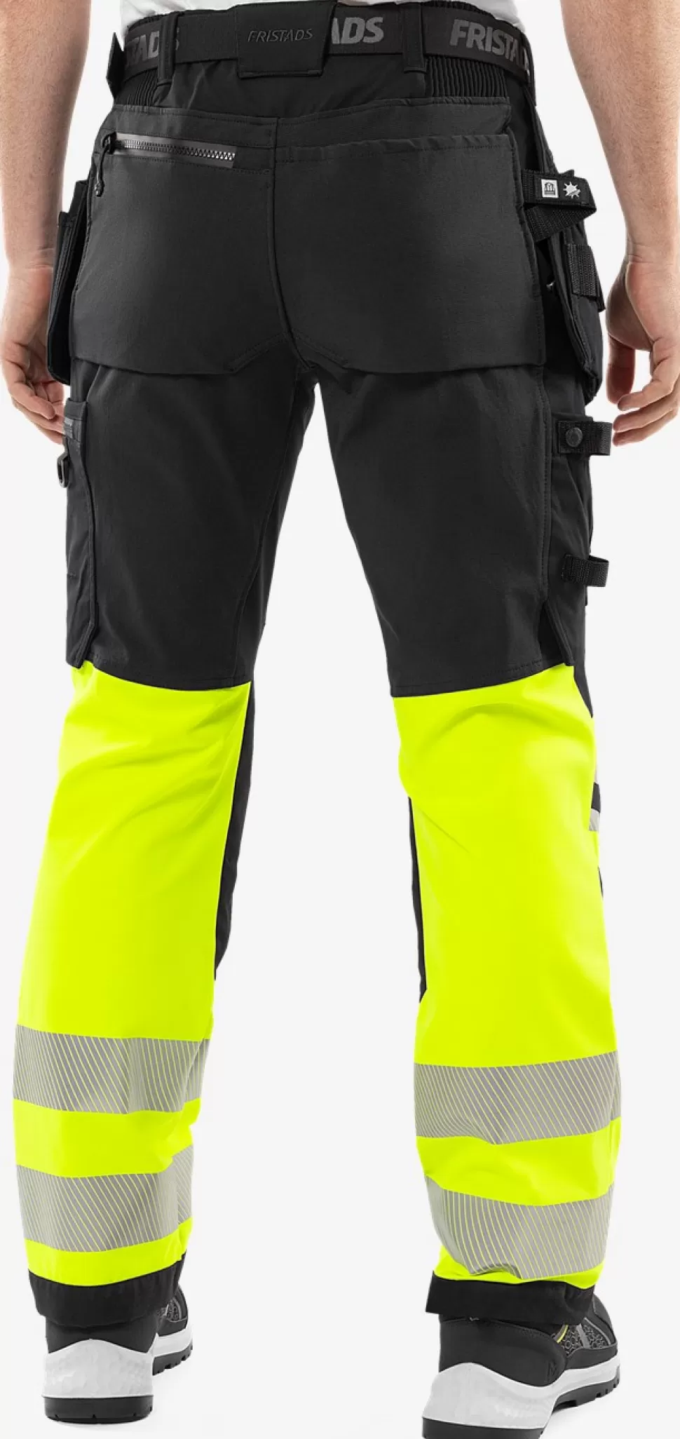 Fristads Työhousut | Housut<High Vis Green Rakentajan Stretch Housut Lk 1 2643 GSTP