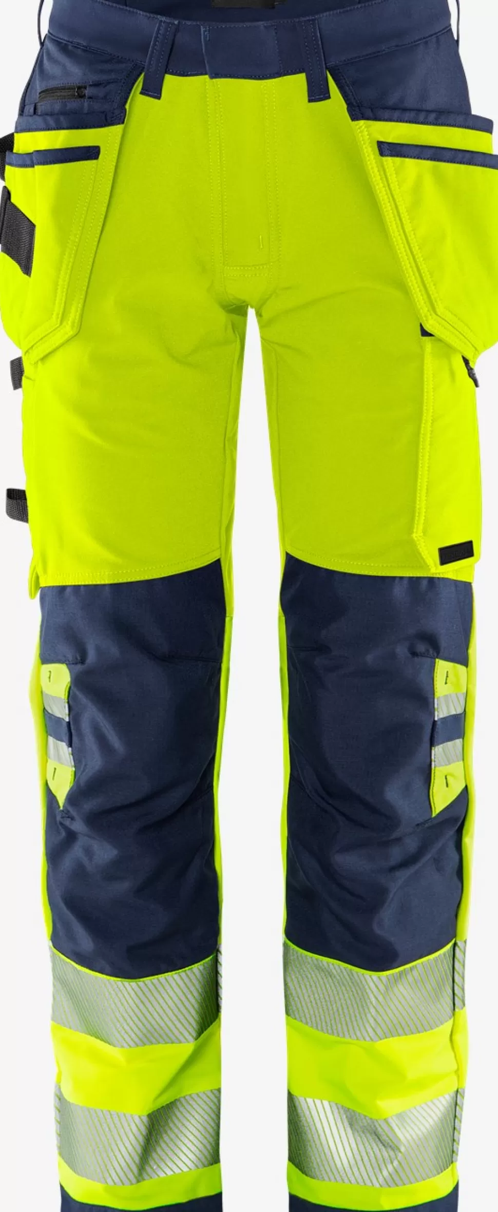 Fristads Työhousut | Housut<High Vis Green Rakentajan Stretch Housut Lk 2 2644 GSTP