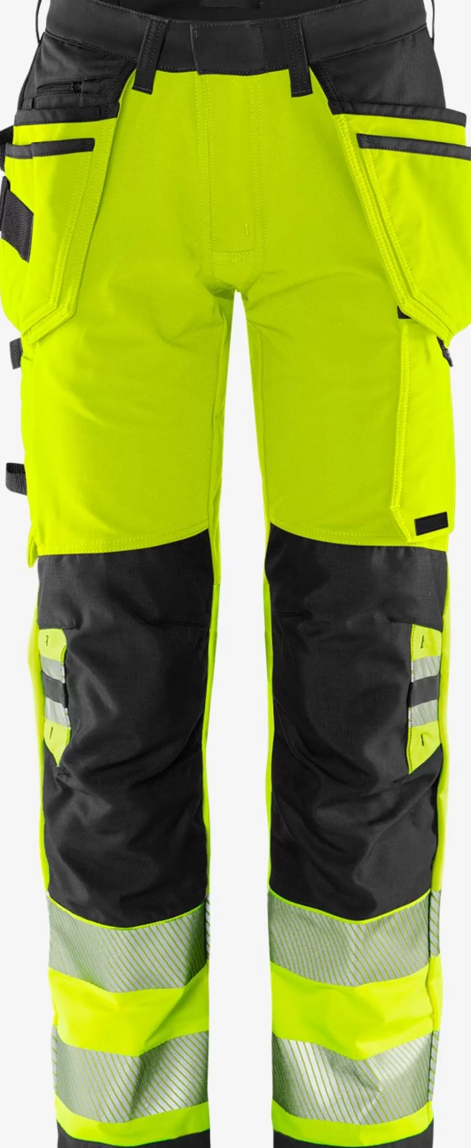 Fristads Työhousut | Housut<High Vis Green Rakentajan Stretch Housut Lk 2 2644 GSTP