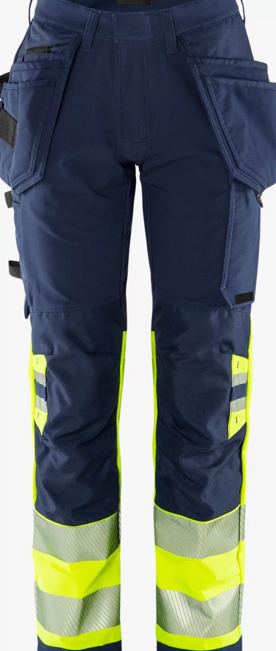 Fristads Työhousut | Housut<High Vis Green Rakentajan Stretch Housut Naisten Lk 1 2663 GSTP