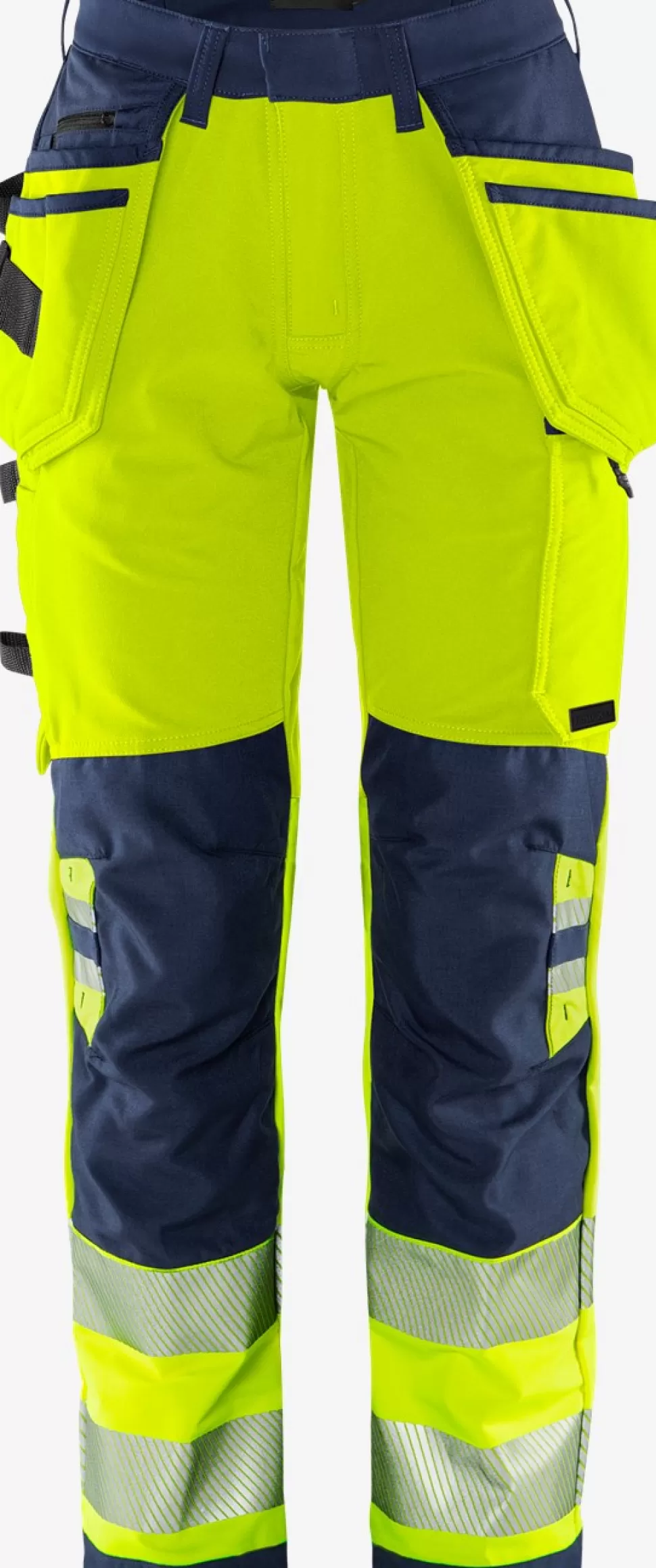 Fristads Työhousut | Housut<High Vis Green Rakentajan Stretch Housut Naisten Lk 2 2664 GSTP
