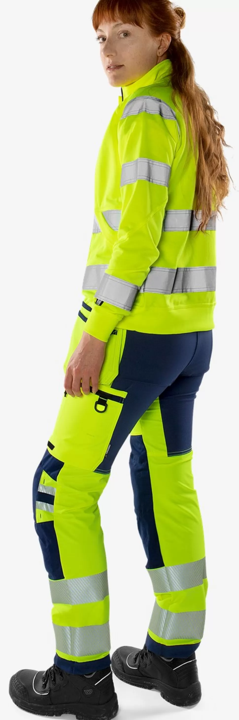 Fristads Työhousut | Housut<High Vis Green Rakentajan Stretch Housut Naisten Lk 2 2664 GSTP