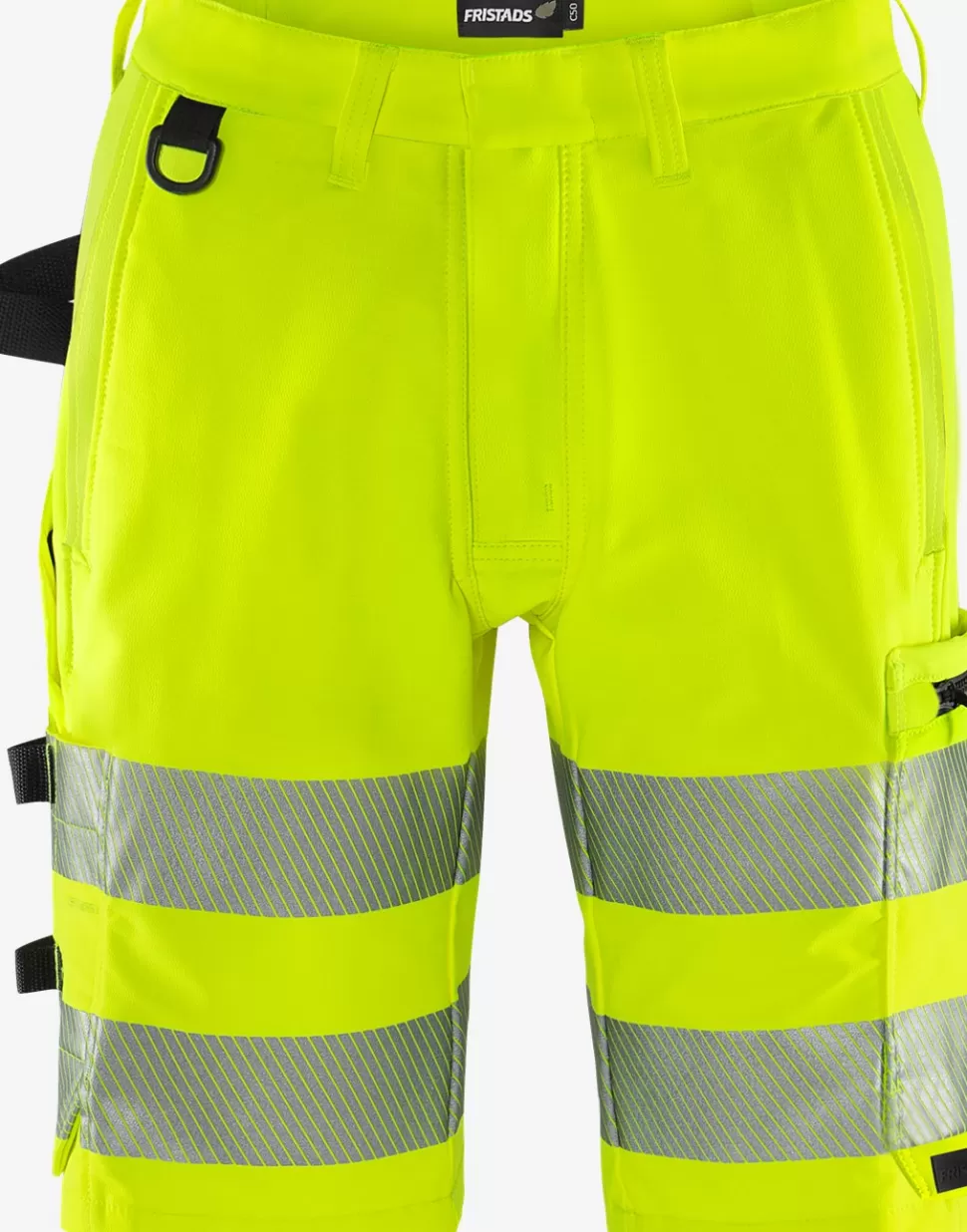 Fristads Työshortsit | Shortsit<High Vis Green Stretch Shortsit Lk 2 2648 GSTP
