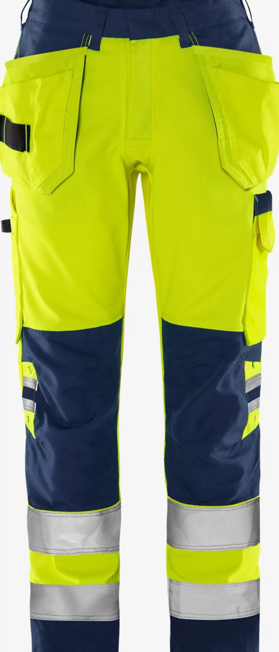 Fristads Työhousut | Housut<High Vis Rakentajan Housut Naisten Luokka 2 2671 GPLU