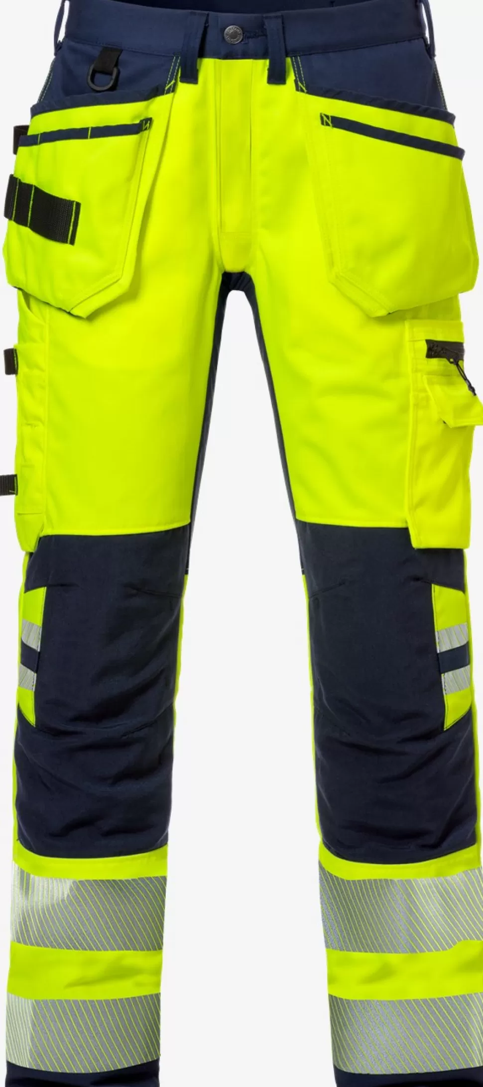 Fristads Työhousut | Housut<High Vis Rakentajan Stretch Housut Naisten Lk 2 2710 PLU