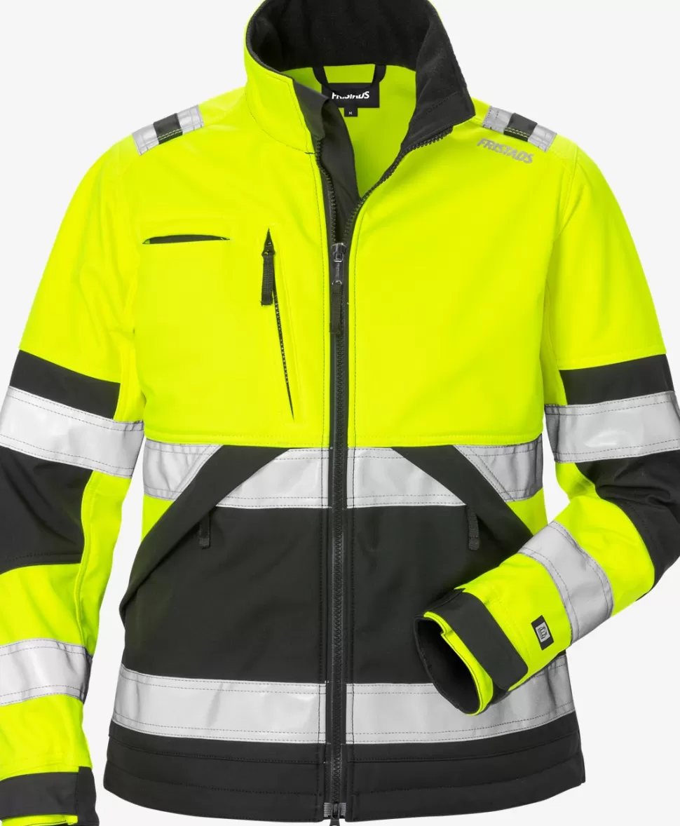 Fristads Työtakit | Takit<High Vis Softshell Takki Naisten Lk 2 4183 WYH