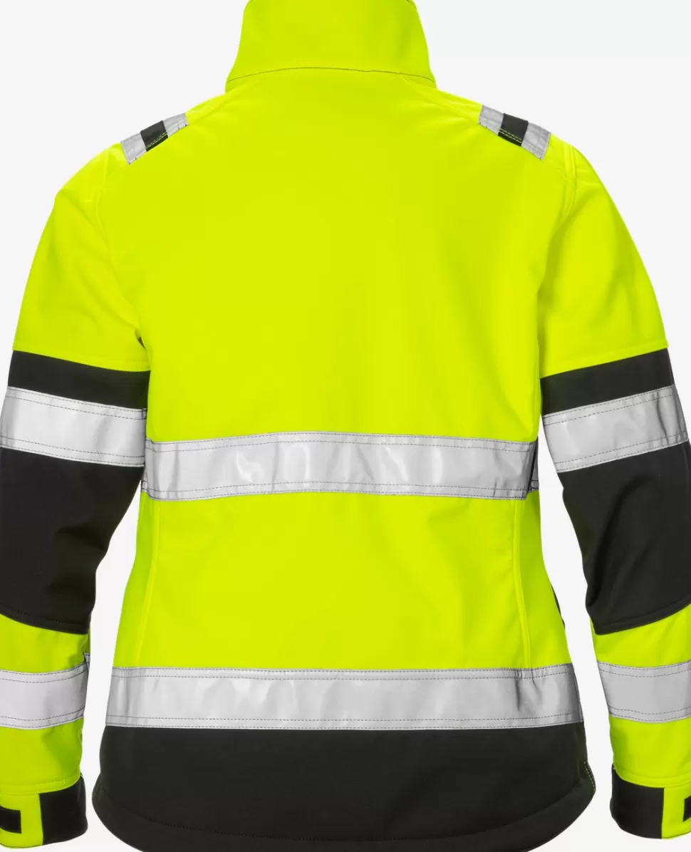 Fristads Työtakit | Takit<High Vis Softshell Takki Naisten Lk 2 4183 WYH