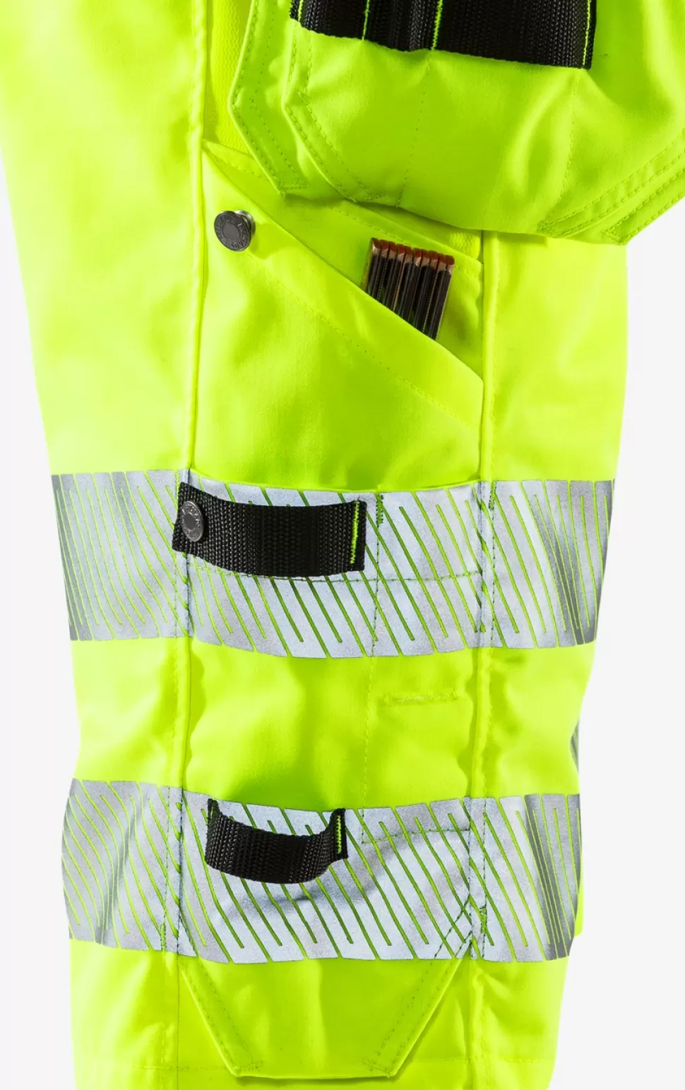Fristads Työshortsit | Shortsit<High Vis Stretch Shortsit Naisten Lk 1 2529 PLU