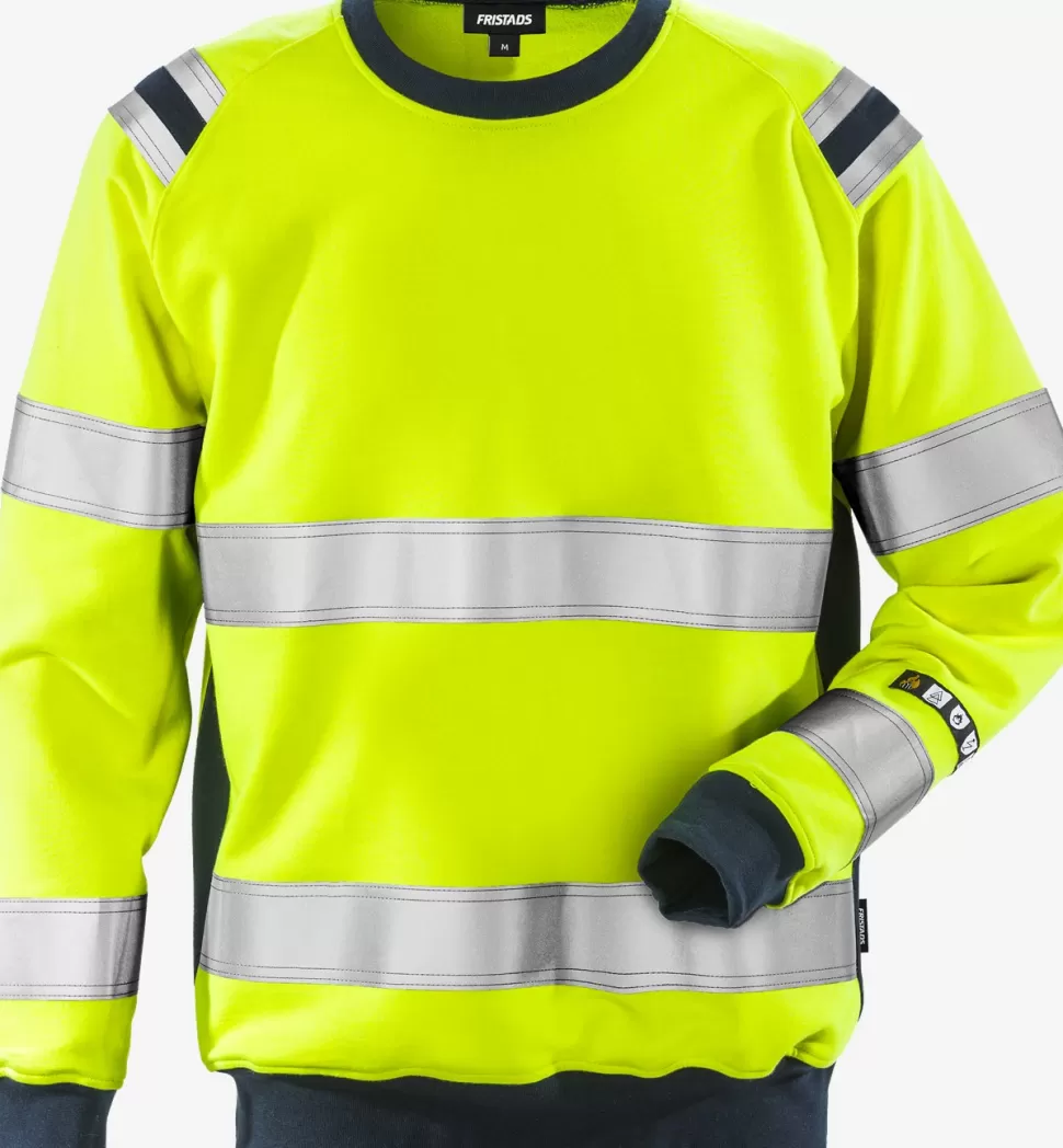 Fristads Collegepuserot | Collegepuserot<Palosuojattu Flamestat High Vis Collegepusero Lk 3 7076 SFLH