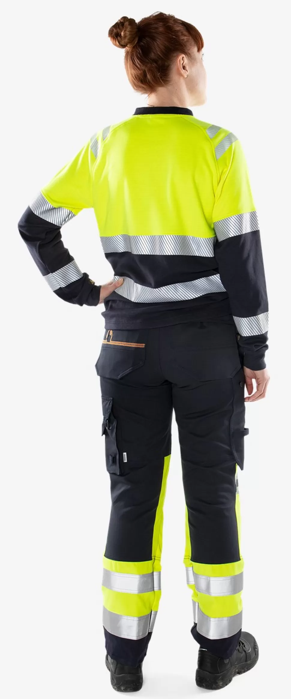 Fristads T-Paidat | T-Paidat<Palosuojattu Flamestat High Vis Pitkähihainen T-paita Naisten LK 1 7108 TFL