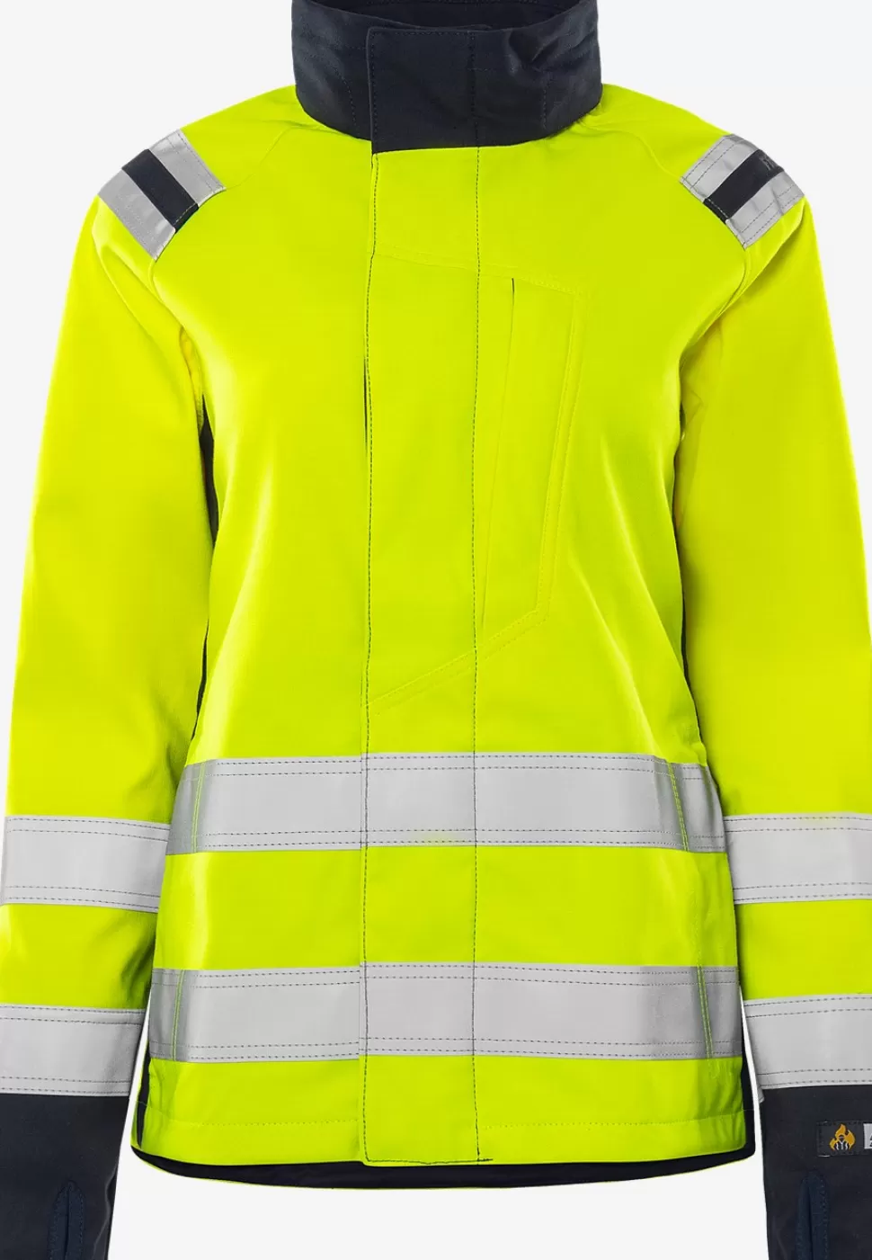 Fristads Työtakit | Takit<Palosuojattu Flamestat High Vis Softshell Takki Naisten Lk 3 4076 FSS