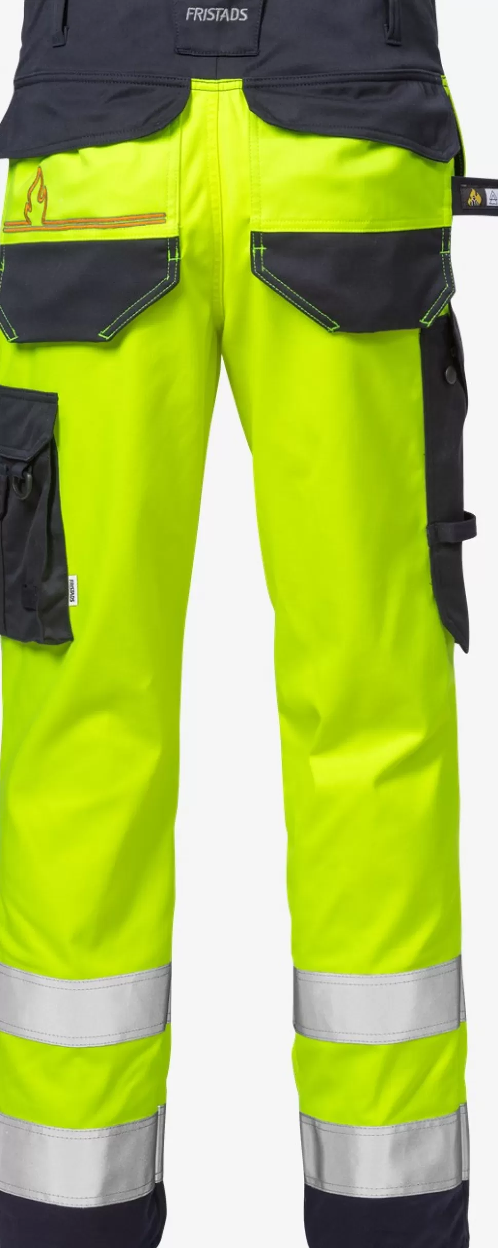 Fristads Työhousut | Housut<Palosuojattu Flamestat High Vis Stretch Housut Lk 2 2161 ATHF